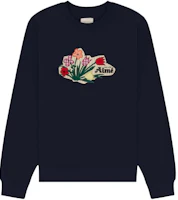 Aimé Leon Dore SS24 Unisex Floral Crewneck Sweatshirt Long Sleeve SS24CS013 Aimé Leon Dore SS24 Unisex Floral Crewneck Sweatshirt Long Sleeve SS24CS013