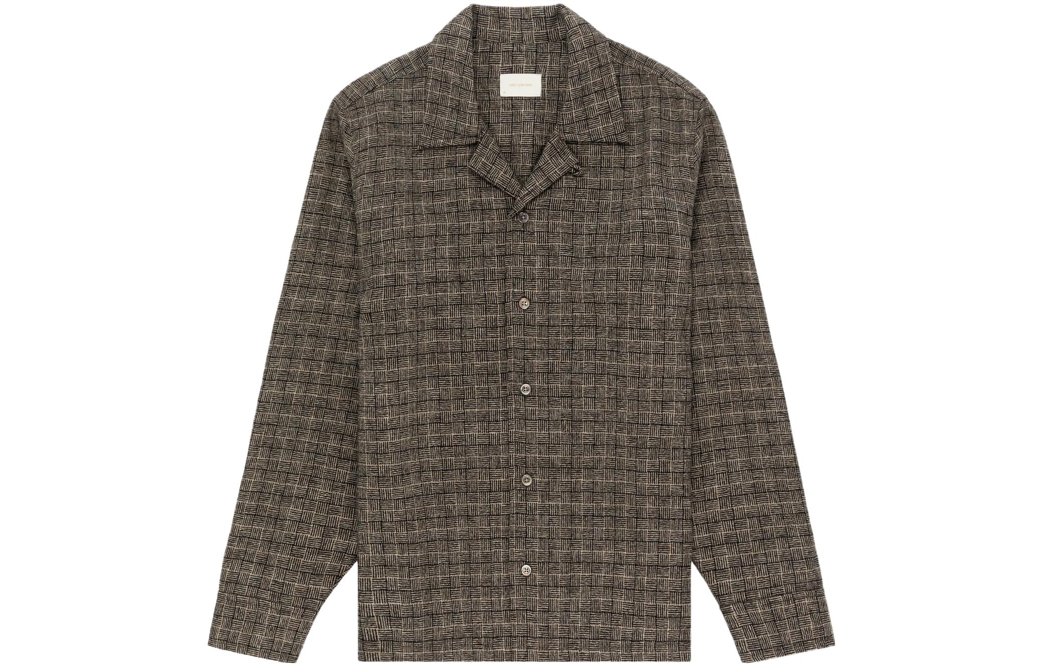 Aimé Leon Dore Striped Plaid Single-Breasted Jacket Unisex Gray Black FW23WT004-0009