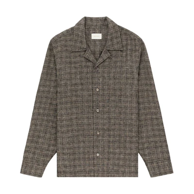 Aimé Leon Dore Striped Plaid Single-Breasted Jacket Unisex Gray Black FW23WT004-0009