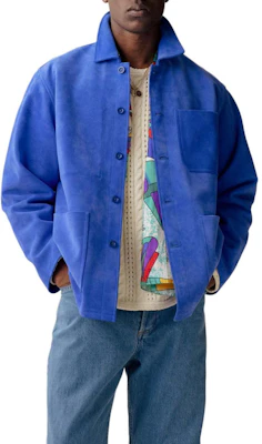 Aimé Leon Dore 麂皮纯色翻领夹克 SS24WJ029 Lookbook Aimé Leon Dore 麂皮纯色翻领夹克 SS24WJ029