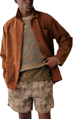 Aimé Leon Dore 麂皮纯色翻领夹克 SS24WJ029 Purchase Aimé Leon Dore 麂皮纯色翻领夹克 SS24WJ029