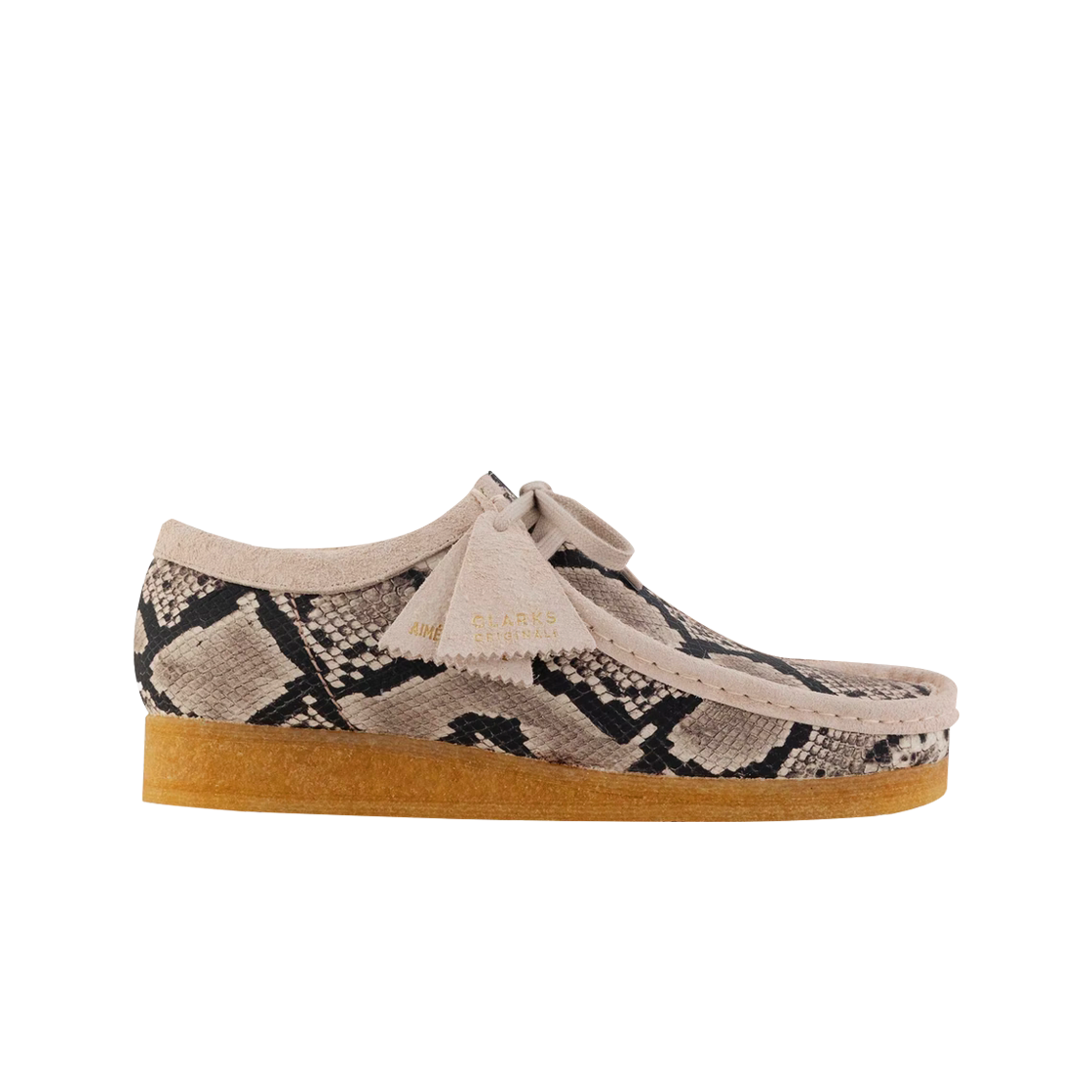 Aimé Leon Dore x Clarks Wallabee 'Snakeskin - White Grey' 261-56315