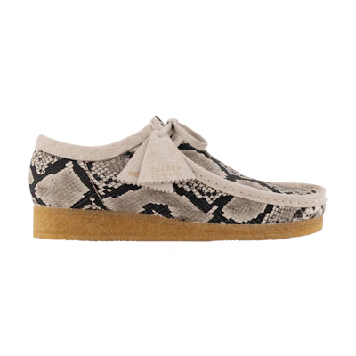 Aimé Leon Dore Clarks Wallabee 'Snakeskin - White Grey'