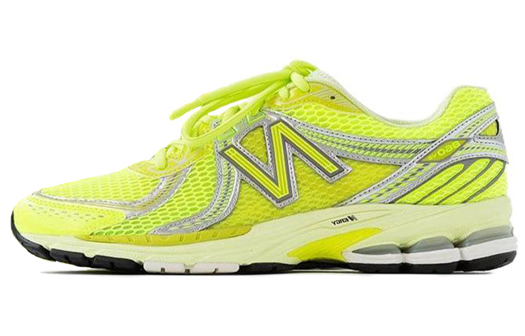 Aimé Leon Dore x New Balance 860 v2 Yellow Low-Top Running Shoes. ML860AE2