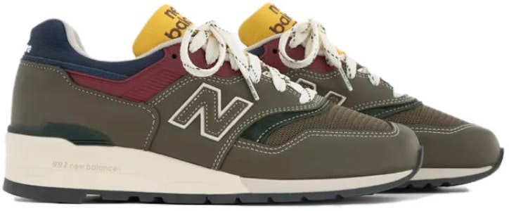 Aimé Leon Dore x New Balance 997 Made in USA 'Dark Moss Angora' Lelaki U997AIM Order Aimé Leon Dore x New Balance 997 Made in USA 'Dark Moss Angora' Lelaki U997AIM