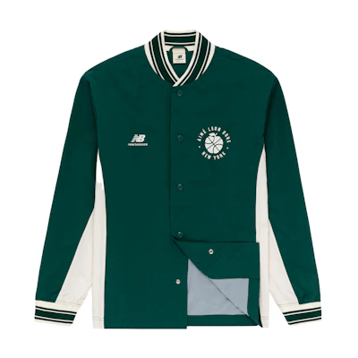 Aimé Leon Dore New Balance FW23 Embroidered Snap Jacket Unisex Green FW23WJ049-0002