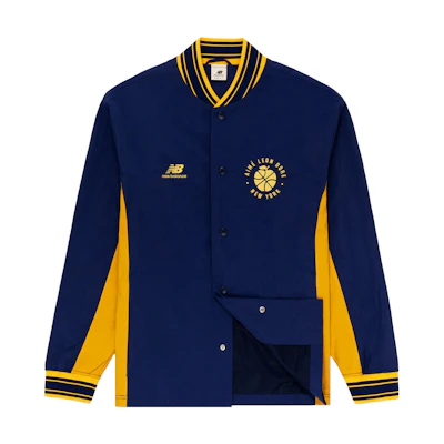 Aimé Leon Dore New Balance FW23 Embroidered Stripe Collar Jacket Blue Unisex FW23WJ049-0003