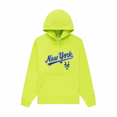 Aimé Leon Dore New York Mets Collab SS24 Lemon Green Logo Hoodie Unisex SS24CH007-ACIDLIME