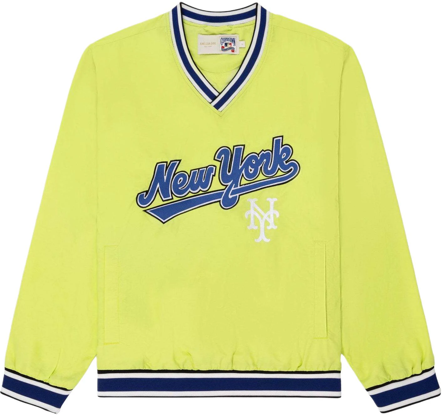 aime-leon-dore-x-new-york-mets-ss-24-logo-embroidered-ribbed-crewneck-sweatshirt-green-ss-24-wj-035-brightgreen