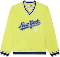 Aimé Leon Dore x New York Mets SS24 Logo Embroidered Ribbed Crewneck Sweatshirt Green SS24WJ035-BRIGHTGREEN Aimé Leon Dore x New York Mets SS24 Logo Embroidered Ribbed Crewneck Sweatshirt Green SS24WJ035-BRIGHTGREEN