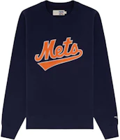 Aimé Leon Dore x NY Mets SS24 Logo Embroidered Crewneck Navy Unisex Sweatshirt SS24CS008-ECLISPE Aimé Leon Dore x NY Mets SS24 Logo Embroidered Crewneck Navy Unisex Sweatshirt SS24CS008-ECLISPE