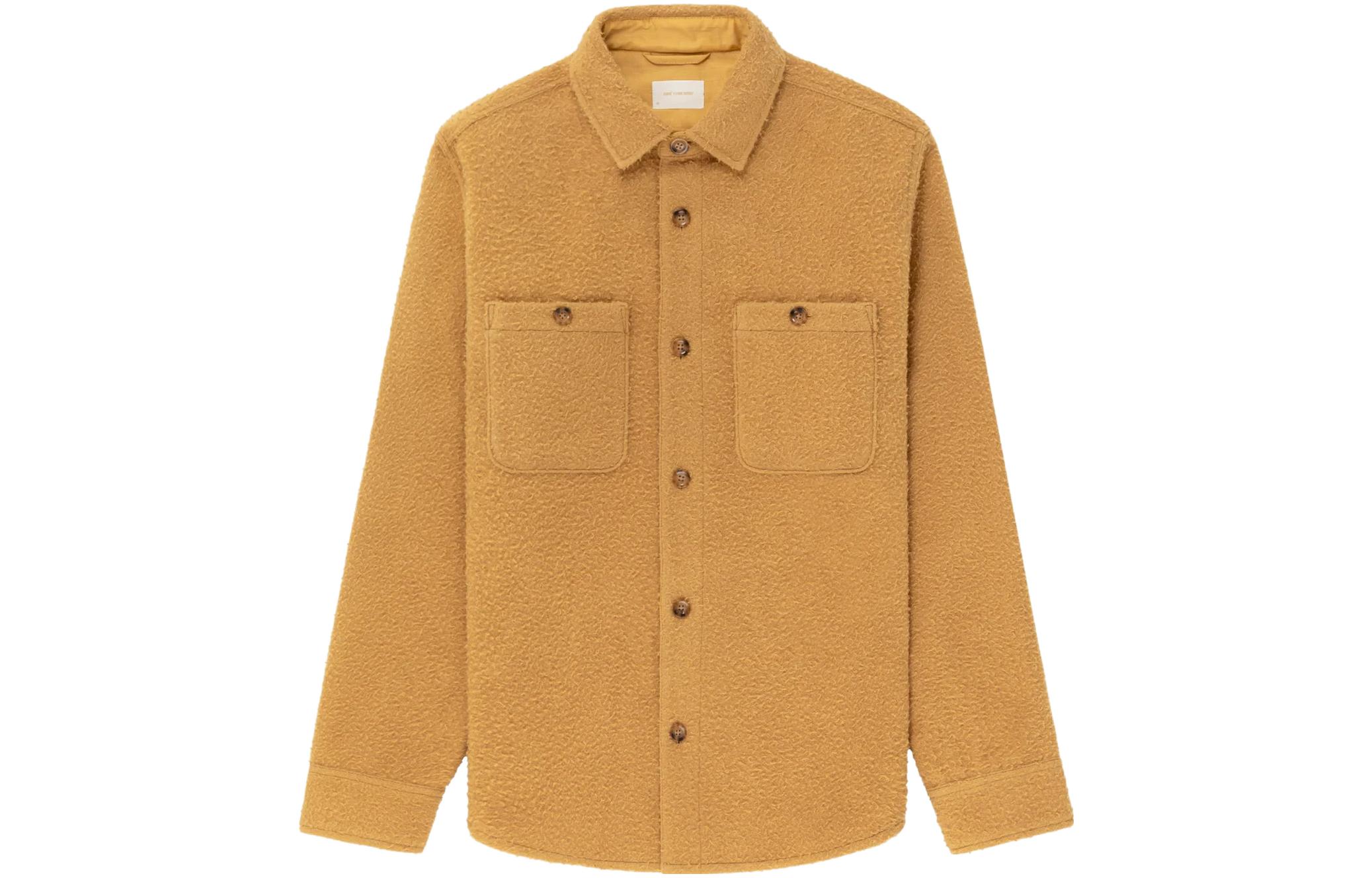 Aimé Leon Dore Yellow Solid Color Single-Breasted Jacket Unisex FW23WT005-0016