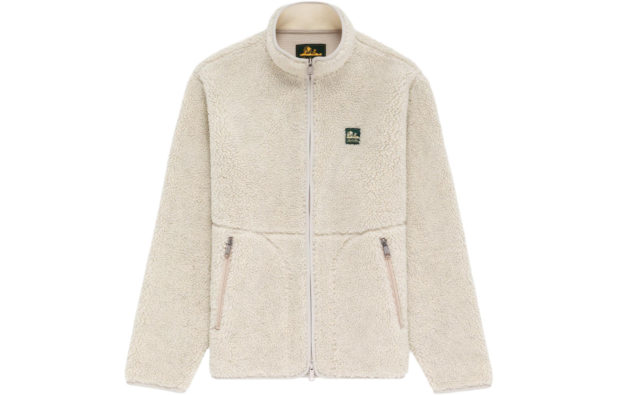 Aimé Leon Dore Zip-Up High Collar Oversized Jacket Beige Unisex FW23WJ055-0003