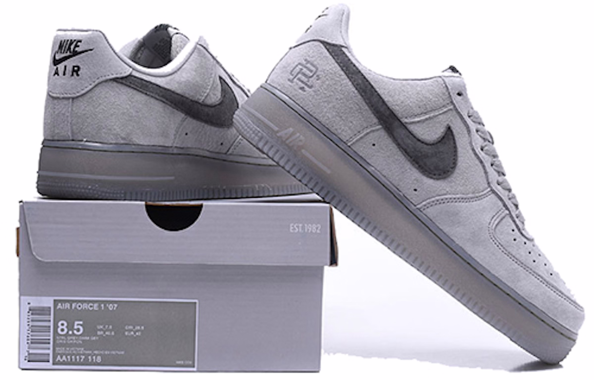 Nike Air Force1 x Reigning Champ Classic Gray 'Grey' AA1117-118