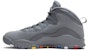 Air Jordan 10 Retro 2018 'Cool Grey' Lelaki Kasut Sukan Kelabu Sejuk. 310805-022