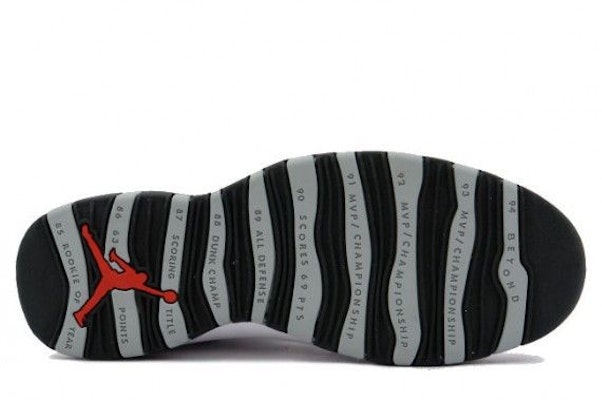 Air Jordan 10 Retro 'Steel' 2005 Pria Sepatu Basket 310805-101 Lookbook Air Jordan 10 Retro 'Steel' 2005 Pria Sepatu Basket 310805-101