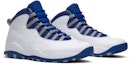 Cheap Air Jordan 10 Retro TXT 'Old Royal' Lelaki & Wanita Sneakers 487214-107