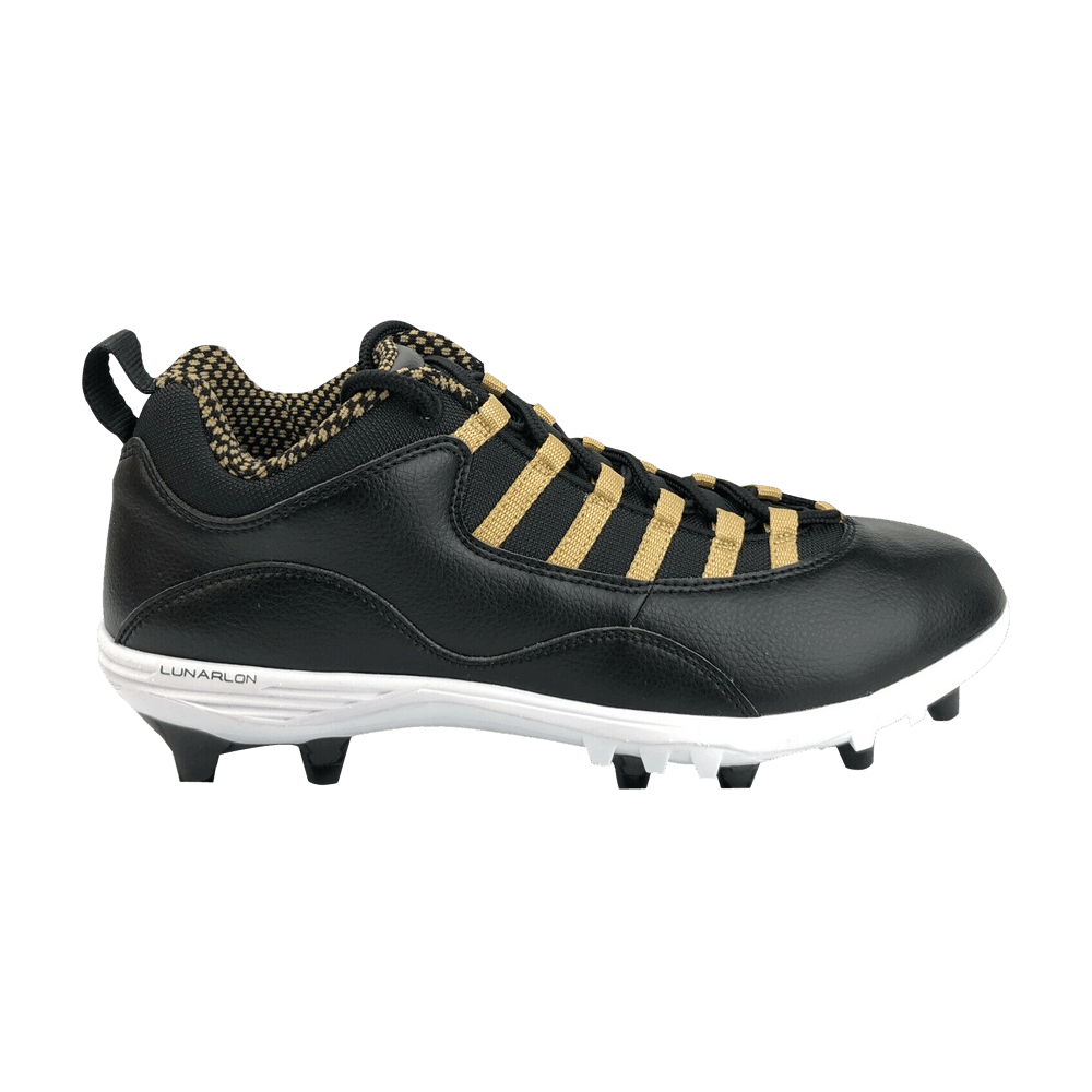 Air Jordan 10 TD Low 'Black Metallic Gold' CQ2072-007