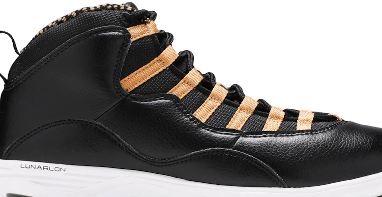 Air Jordan 10 TD Mid Black Metallic Gold CQ2073 007 CQ2073 007
