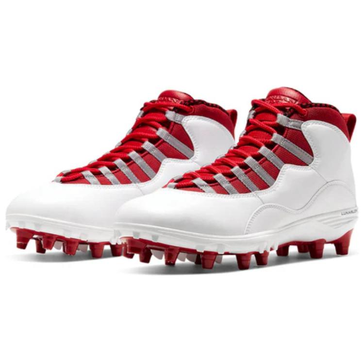 Lookbook エアジョーダン10 TD MID 白赤 (AJ10 TD MID 白赤) CQ2073-106