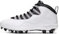Air Jordan 10 TD Mid 'Putih Emas Metalik' CQ2073-107
