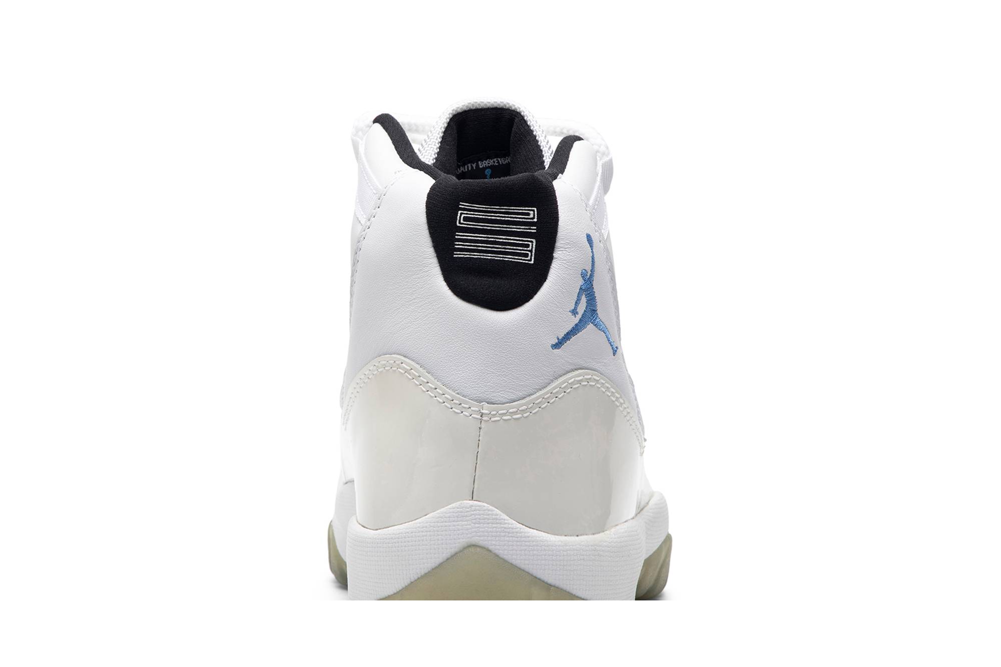 Sizing Air Jordan 11 Retro 2001 'Columbia' Lelaki. 136046-142