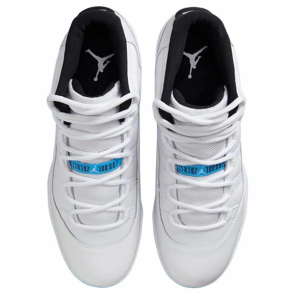 Jordan 11 Retro Cleat 'Legend Blue / Columbia' 圖 4