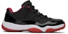 Air Jordan 11 Retro Low 'Bred' 528895-012 (Versi Retro Rendah)