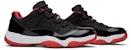 Air Jordan 11 Retro Low 'Bred' 528895-012 (Versi Retro Rendah)