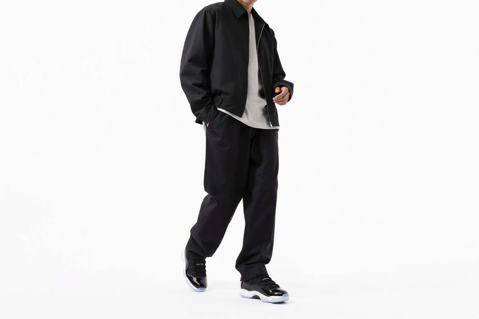 Order 喬丹 Air Jordan 11 Low “Space Jam” 減震透氣 低筒 復古籃球鞋 男款 黑白