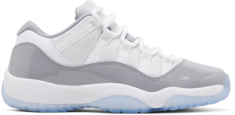 Grade School Air Jordan 11 Retro Low Cement Grey 528896 140