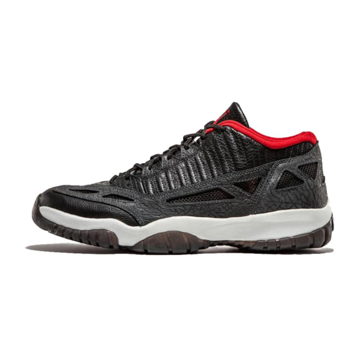 Buy Air Jordan 11 Retro Low IE 'Black Charcoal Red' 2003 306008