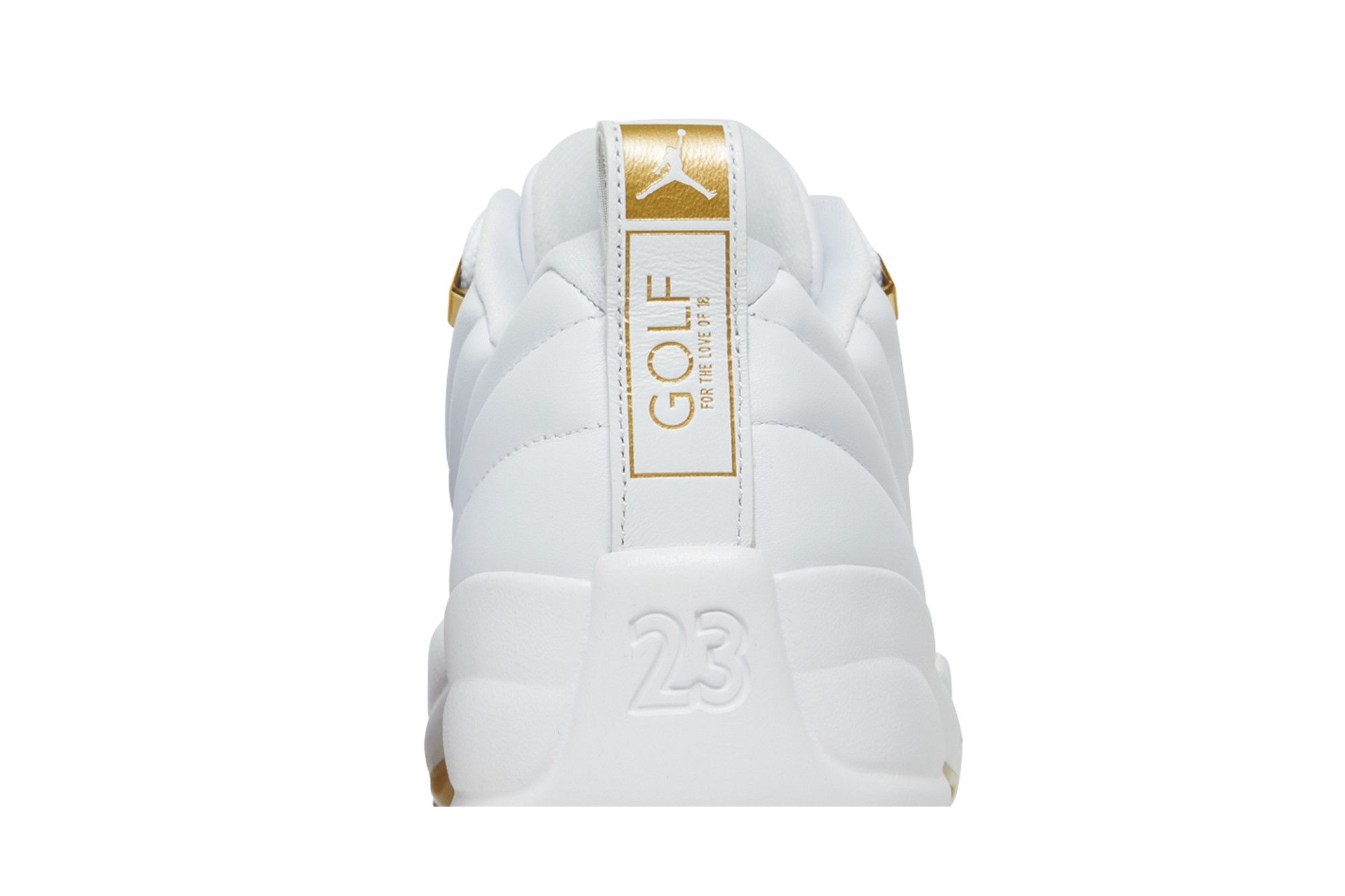 Cheap Air Jordan 12 Low Golf ''Oro Metallico'' DM0106-117