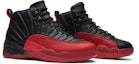 Cheap Air Jordan 12 OG 1997 'Flu Game' Lelaki Hitam Merah Sneakers 130690-061