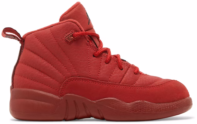 Red jordan 2025 12 kids