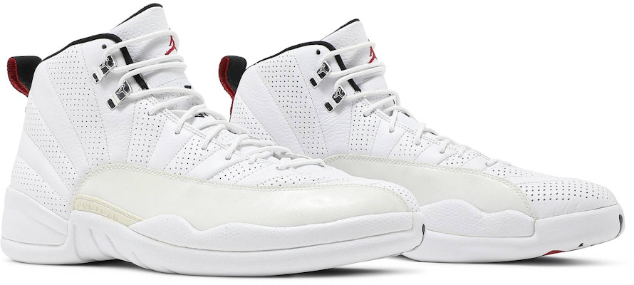 All white jordan top 12 rising sun