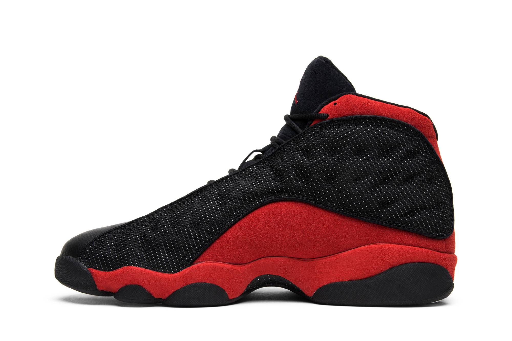 Lookbook Air Jordan 13 Retro 2004 'Bred' Hitam Merah 309259-061