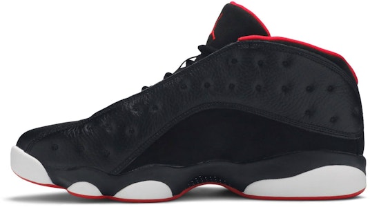 Air Jordan 13 Retro Low 'Bred' Pria Hitam Merah 310810-027 Lookbook Air Jordan 13 Retro Low 'Bred' Pria Hitam Merah 310810-027