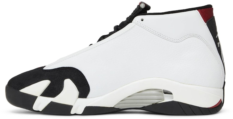 Air Jordan 14 OG 1998 'Black Toe' Hitam Toe 136011-101 Lookbook Air Jordan 14 OG 1998 'Black Toe' Hitam Toe 136011-101