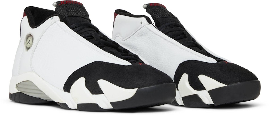 Air Jordan 14 OG 1998 'Black Toe' Hitam Toe 136011-101 Cheap Air Jordan 14 OG 1998 'Black Toe' Hitam Toe 136011-101