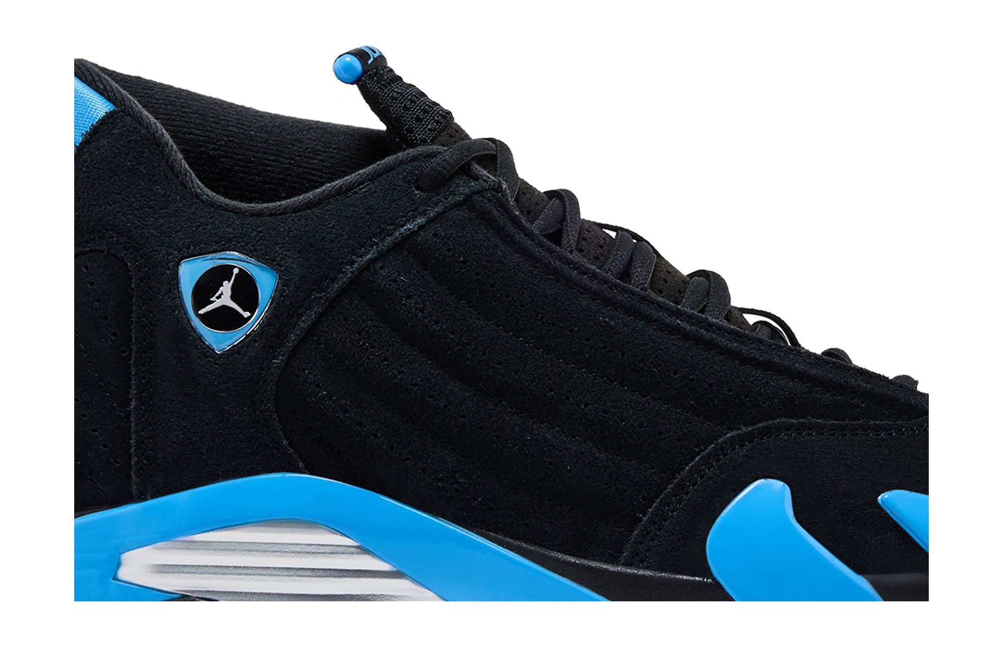 Lookbook Air Jordan 14 Retro ''Hitam University Blue'' 487471-007