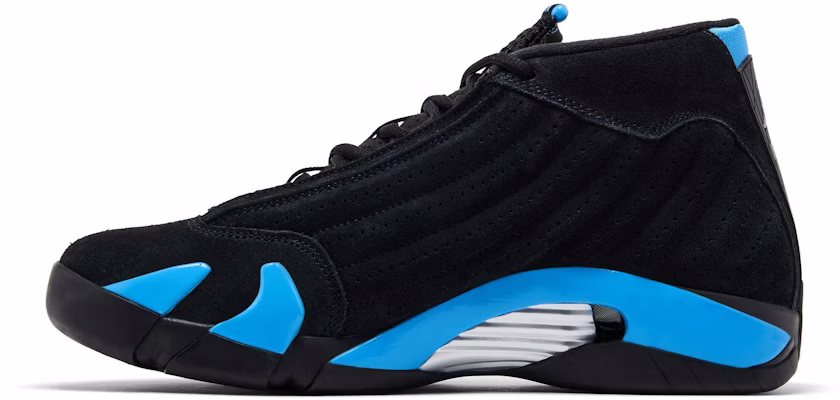 Air Jordan 14 復刻版 '黑色大學藍' 487471-007 Lookbook Air Jordan 14 復刻版 '黑色大學藍' 487471-007