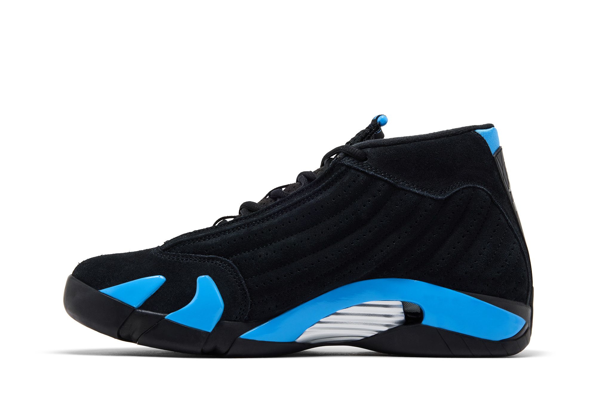 Shop Air Jordan 14 Retro ''Hitam University Blue'' 487471-007