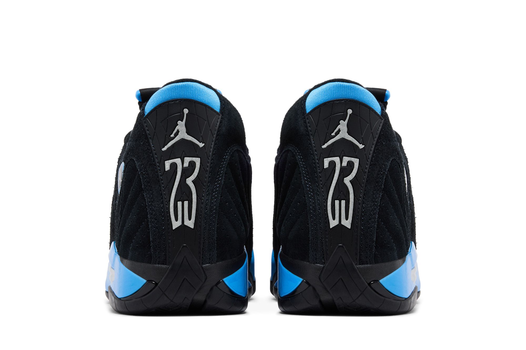 Sizing Air Jordan 14 Retro ''Hitam University Blue'' 487471-007