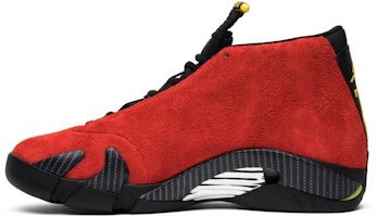 Air Jordan 14 Retro 'Ferrari' 654459-670 (Warna Merah) Lookbook Air Jordan 14 Retro 'Ferrari' 654459-670 (Warna Merah)