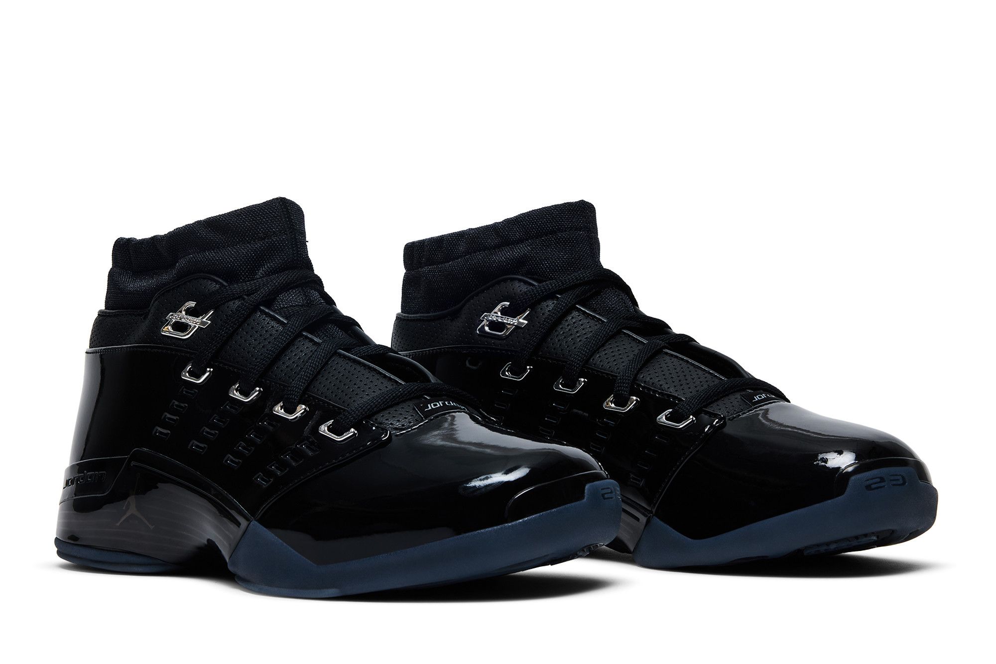 Cheap Air Jordan 17 Low  "黑色漆皮" IV7640-001