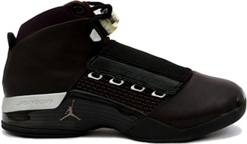 Air Jordan 17 OG 'Black Metallic Silver' Special Box 302720-041