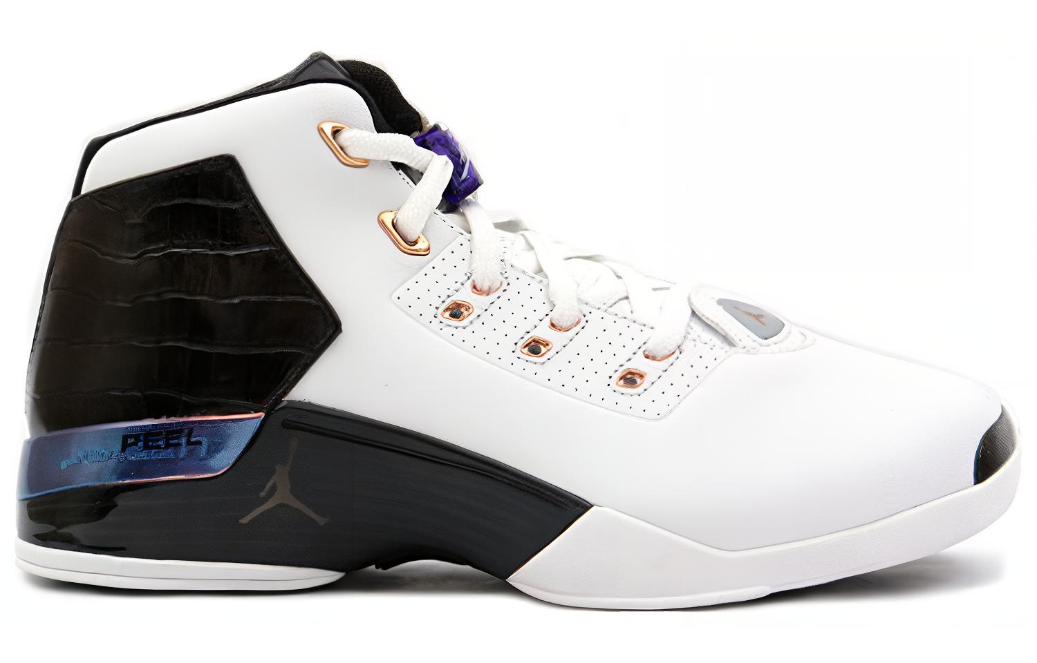 Order Air Jordan 17 Retro OG ''Weiß Schwarz Kupfer'' 304709-103