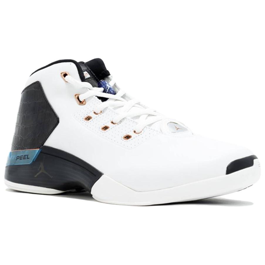 Lookbook Air Jordan 17 Retro OG 'Putih Hitam Tembaga' 304709-103