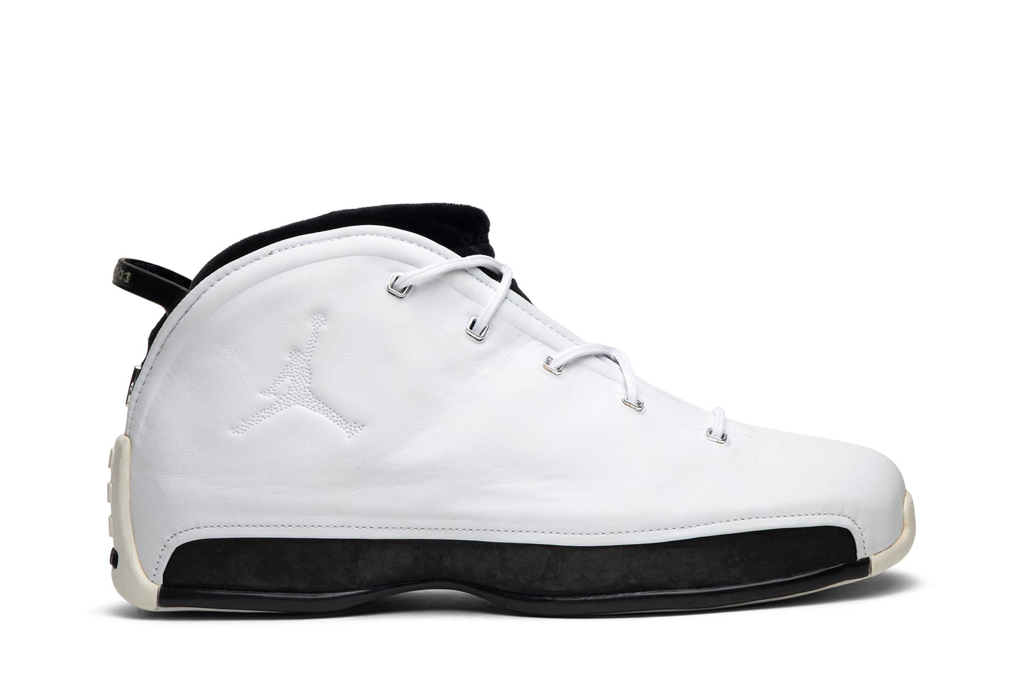Buy Air Jordan 18.5 OG White Black Chrome 306890 101 Novelship